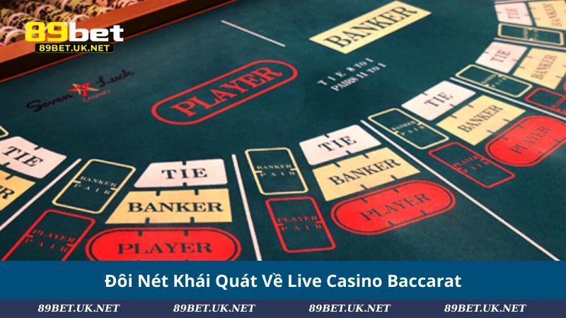 Live Casino Baccarat: Cách Chơi, Bí Quyết & Kinh Nghiệm Đôi Nét Khái Quát Về Live Casino Baccarat
