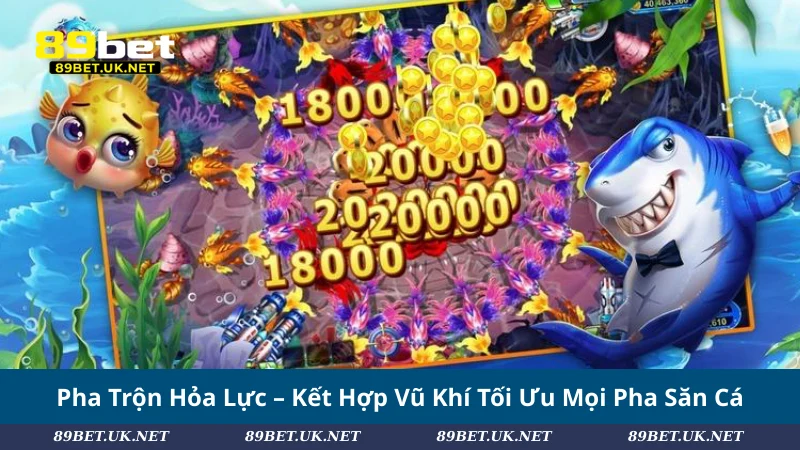 Bắn Cá Hoàng Kim – Chinh Phục Đại Dương, Rinh Thưởng Cực Lớn Pha Trộn Hỏa Lực – Kết Hợp Vũ Khí Tối Ưu Mọi Pha Săn Cá