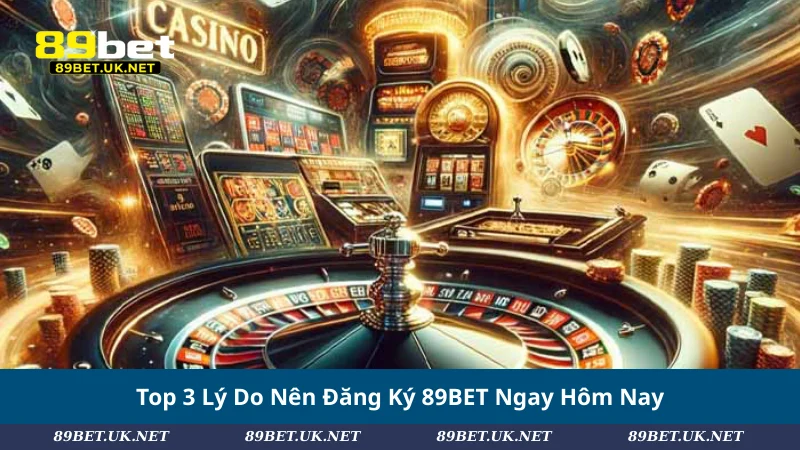 Đăng Ký 89BET – Mở Tài Khoản Hôm Nay, Bỏ Túi +128K Tức Thì Top 3 Lý Do Nên Đăng Ký 89BET Ngay Hôm Nay